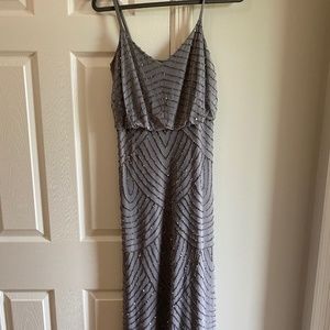 Adrianna Papell gray dress